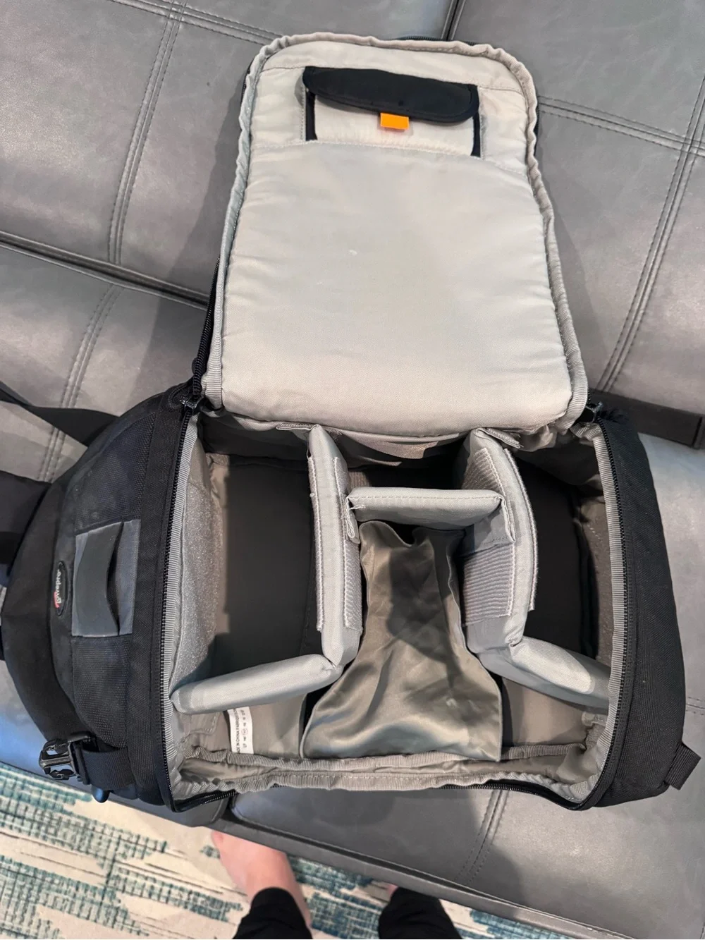 Lowepro Black and Gray Camera Sling Bag